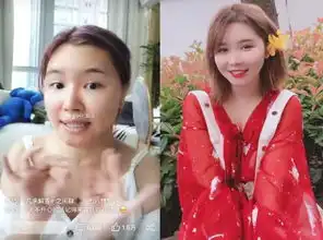 网红主播脱离滤镜,女装大佬一秒幻灭,冯提莫素颜你打几分