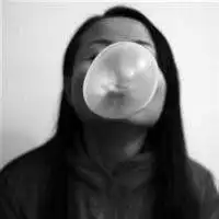 吃泡泡糖的女生头像微信头像图片大全