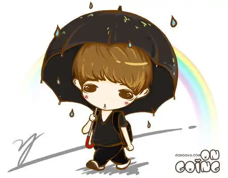 求图片exok吴世勋卡通图卡通哦