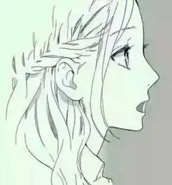 侧脸女生
