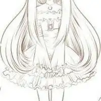 q版萌萌打动漫小女孩高清图屏保