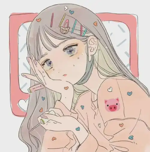 创意满满的插画,小仙女森系头像