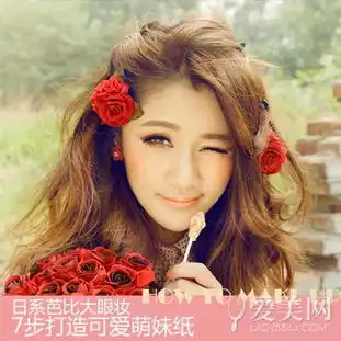 日系芭比大眼妆7步打造可爱萌妹纸