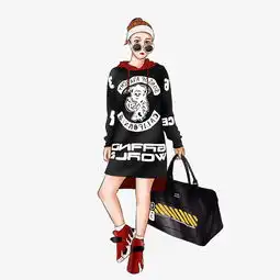 淘宝服饰时尚欧美女模特欧美范模特图片素材其他格式下载动漫人物大全