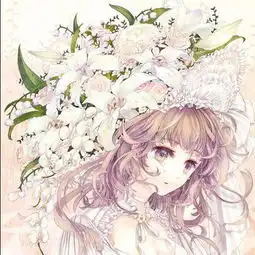 女生唯美头像卡通美少女