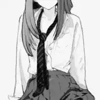 黑白冷酷女头像动漫