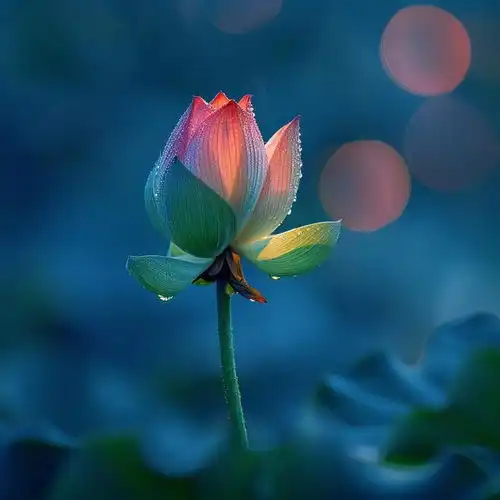 见莲花者护佑全家诸事顺心好运连连心想事成万事吉祥