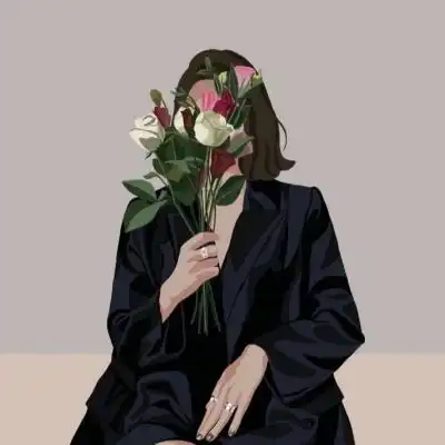 森女头像文艺范手绘大生