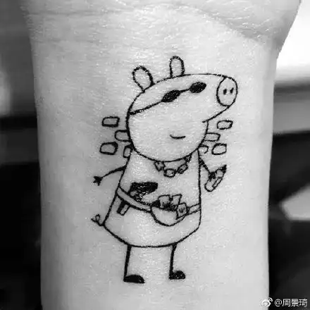 除了小猪佩奇,还有这19种纹身帮你变成社会人