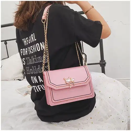 迪阿伦夏季新款女包单肩斜挎拉链小方包