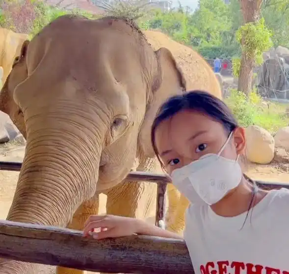 李小璐带女儿去滑雪,母女晒同款滑雪姿势,背影照神似姐妹