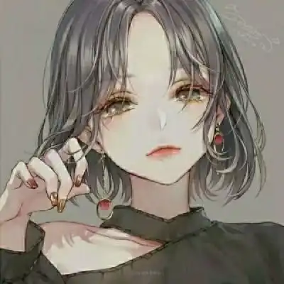 插画头像女生简约气质韩