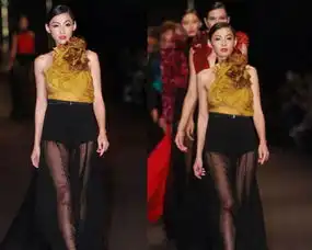 不上t台咋当女神一线女星走秀瞬间宋智孝霸气杨紫唯美