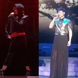 张杰荧光绿发型走秀连粉丝都看呆勇气可嘉的杰哥就是喜欢尝试超纲造型啊