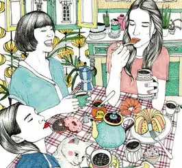 国外插画师anajarén女性生活插画设计欣赏
