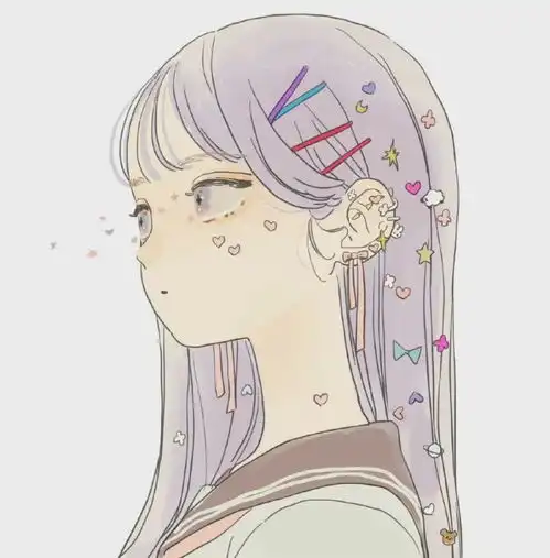 创意满满的插画,小仙女森系头像