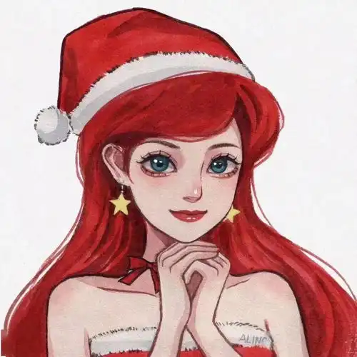 动漫头像敲多敲赞的各类风格圣诞头像,等你来挑