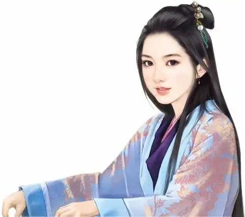 古风插画唯美手绘橙光背景玄幻人物堆糖,美好生活研究所