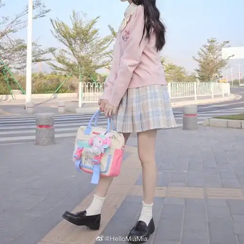 jk少女第48期粉色衬衫的搭配真可爱