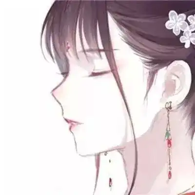 呆萌头像古风女生白蛇图