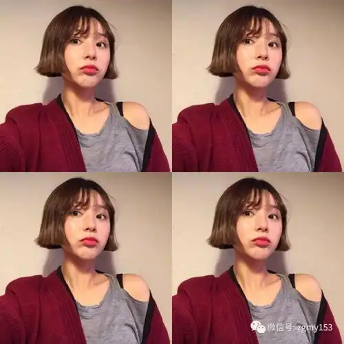让你颜值飙升的高颜值网红齐耳短发