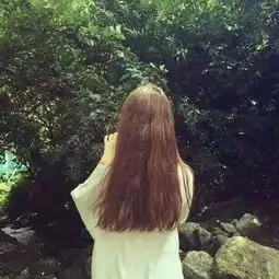 气质美女背影头像图片唯