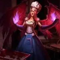 lol头像莫甘娜lol堕落天使莫甘娜皮肤头像图片