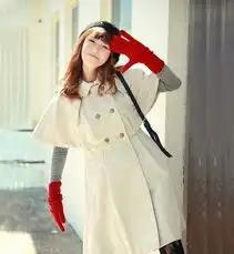 清纯美女秋日淑女装扮