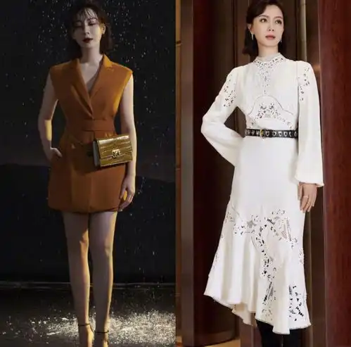 事实证明真正高级的女人,穿裙子从不配运动鞋,看陈数就明白了