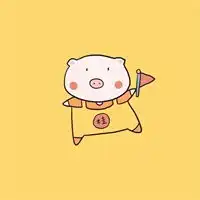 2020微信吉利好运头像小猪微信头像图片大全