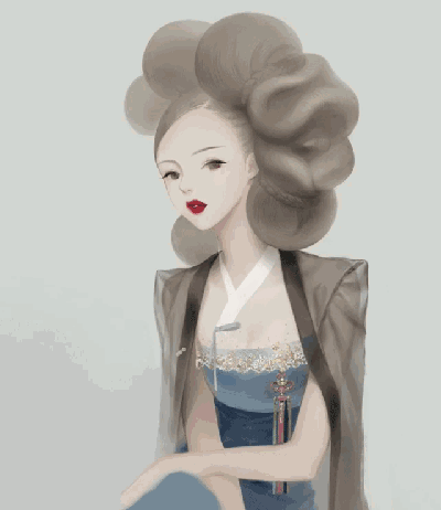 小央美一组美美的小插画