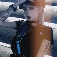 冷酷女生头像霸气网红