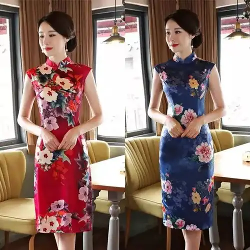 穿旗袍的窈窕淑女,江南水乡的绝色美人