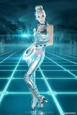 欧美科幻风格cos翘臀洋妞演绎视觉震撼