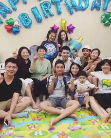 快女黄英为儿子庆一岁生日一家三口温馨合影