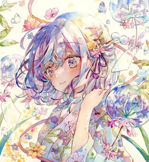 可爱星空女生头像卡通优