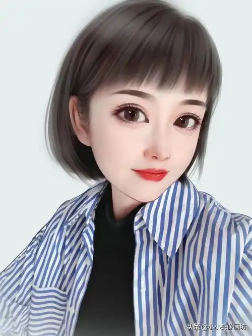 可爱小女孩头像大眼睛本