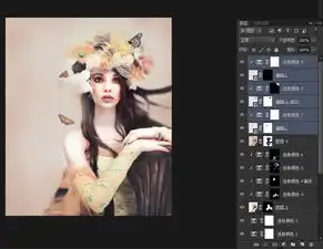 梦幻美女教程含制作素材文件