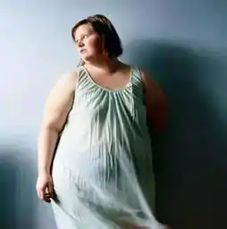 摄影师头像女性的肥胖