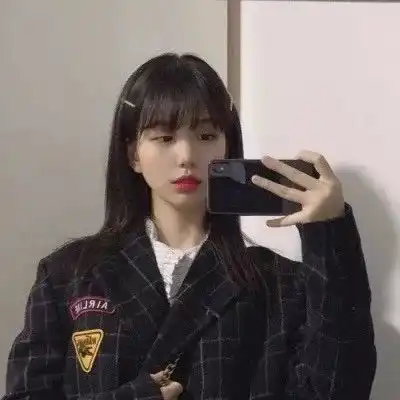 小清新文艺头像真人女天