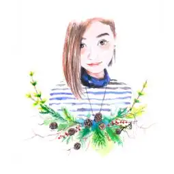 每个女孩都希望有一幅属于自己的水彩漫画肖像,快为心爱的ta定制吧