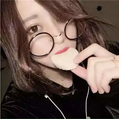 戴眼镜长发头像女生可爱头像大全留起长发做你的新娘