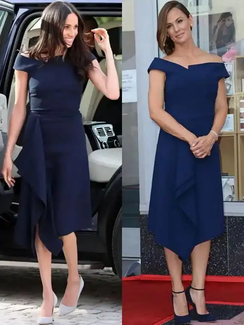 当王室女性和女明星穿同款裙子王室的造型团队和摄影师就是厉害