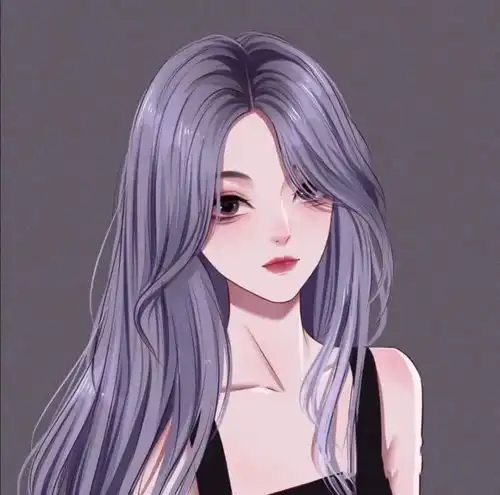 手绘动漫女头爱到深处不纠缠,情到深处是祝福