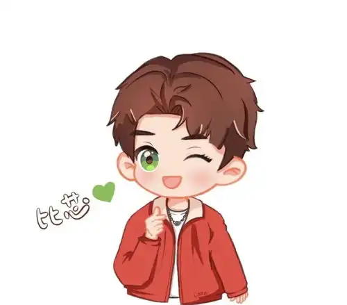 王一博q版卡通头像没心没肺,快乐翻倍