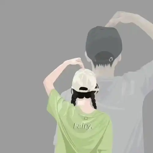 文艺范情侣头像