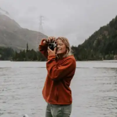 拍照的女生头像,用相机拍摄的女孩微信头像图片