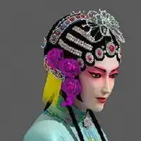 微信头像女真人可爱戏曲