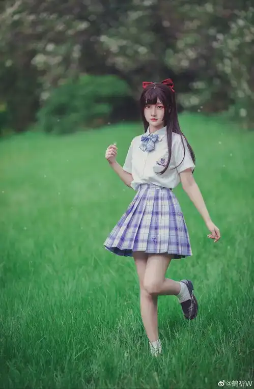 jk制服少女与鲤鱼旗