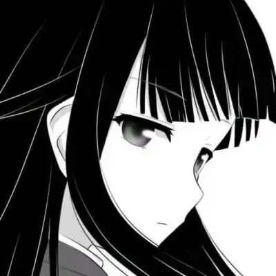 黑白漫画头像超好看的女